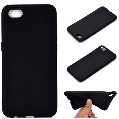 Picture of Black Silicon Case For Oppo A1K - Redmi Note 11 Back Cover