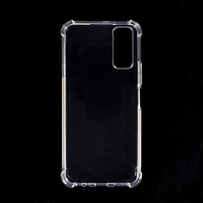 Picture of For Vivo Y20 Transparent 6D Crystal silicone Bumper case antiShock corner Clear back cover