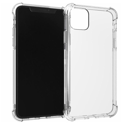 Picture of For iPhone 11 pro Transparent 6D Crystal silicone Bumper case antiShock corner Clear back cover