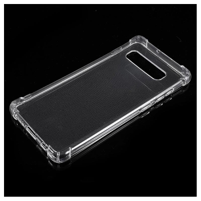 Picture of For Samsung Galaxy S10 Plus Transparent 6D Crystal silicone Bumper case antiShock corner Clear back cover