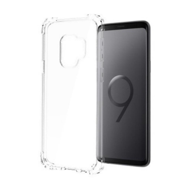 Picture of For Samsung Galaxy S9 Transparent 6D Crystal silicone Bumper case antiShock corner Clear back cover