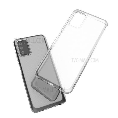 Picture of For Samsung Galaxy A03s Transparent Crystal silicone case ulta thin Clear back cover