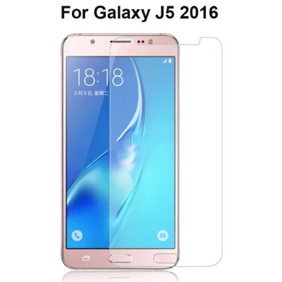 Picture of 3Pcs Glass For Samsung Galaxy J5 2016 Screen Protector Full Water Color Transparent Tempered Glass