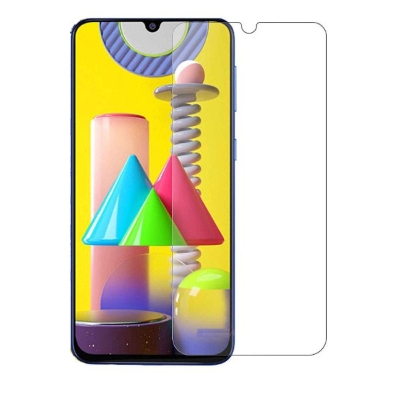 Picture of 3Pcs Glass For Samsung Galaxy M21s Screen Protector Full Water Color Transparent Tempered Glass