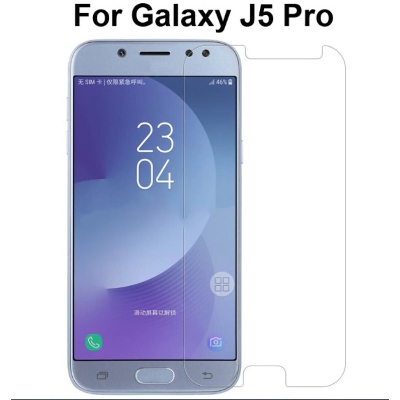 Picture of 3Pcs Glass For Samsung Galaxy J5 Pro Screen Protector Full Water Color Transparent Tempered Glass