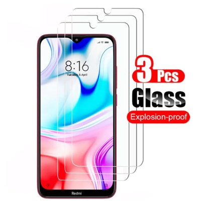 Picture of 3Pcs Glass For Xiaomi Redmi 7 Screen Protector Full Water Color Transparent Tempered Glass