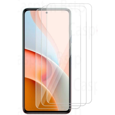 Picture of 3Pcs Glass For Xiaomi Redmi Note 9 Pro max Screen Protector Full Water Color Transparent Tempered Glass