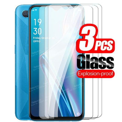 Picture of 3Pcs Glass For Oppo A12 Screen Protector Full Water Color Transparent Tempered Glass
