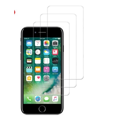 Picture of 3Pcs Glass For iPhone 7 Plus Screen Protector Full Water Color Transparent Tempered Glass