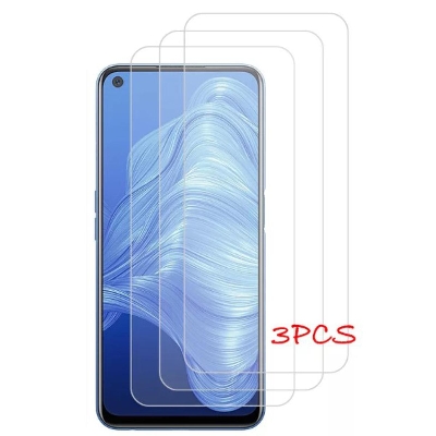 Picture of 3Pcs Glass For Oppo Realme 7 Screen Protector Full Water Color Transparent Tempered Glass
