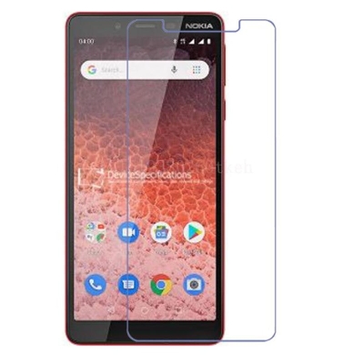 Picture of 3Pcs Glass For Nokia 1 Plus Screen Protector Full Water Color Transparent Tempered Glass
