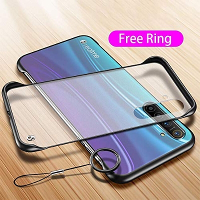 Picture of for Realme 6 Pro frameless Slim Back Cover with ring