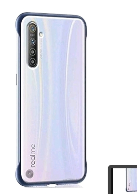 Picture of for Realme 6 Pro frameless Slim Back Cover side open