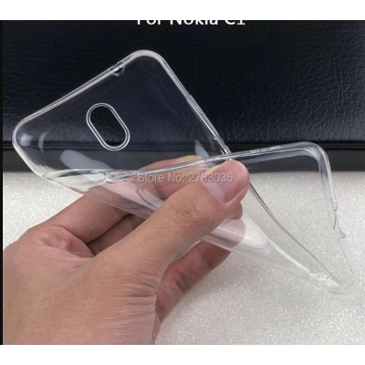 Picture of Back Case For Nokia C1 Transparent Cover Tpu Back Case - Phone Back Cover