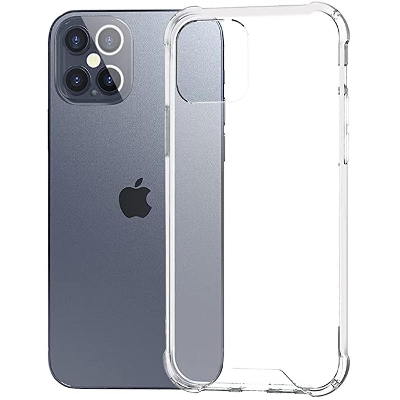 Picture of For iPhone 13 Pro Transparent 6D Crystal silicone Bumper case antiShock corner Clear back cover
