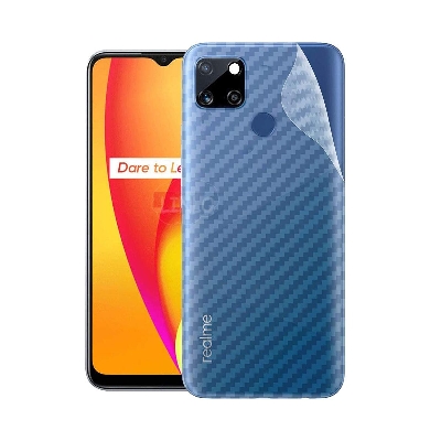 Picture of Carbon Fiber Sticker for Oppo Realme Narzo 20 - Transparent