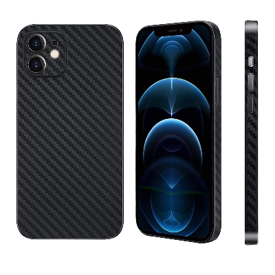 Picture of Carbon Fiber Sticker for iPhone 12 mini - Transparent