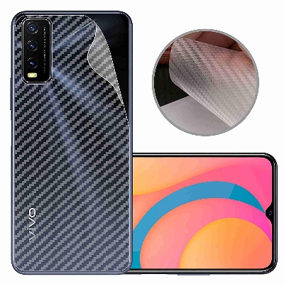 Picture of Carbon Fiber Sticker for Vivo V21E 4G  - Transparent
