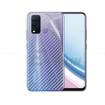 Picture of Carbon Fiber Sticker for Vivo Y21 2021  - Transparent