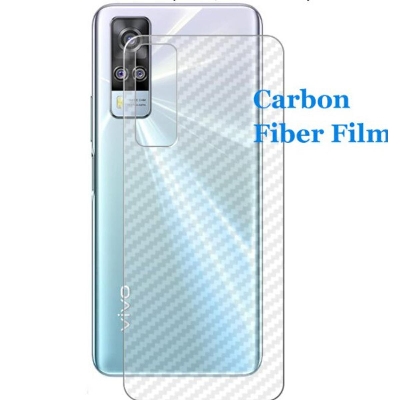 Picture of Carbon Fiber Sticker for Vivo Y51 2020  - Transparent