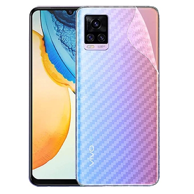 Picture of Carbon Fiber Sticker for Vivo V20  - Transparent