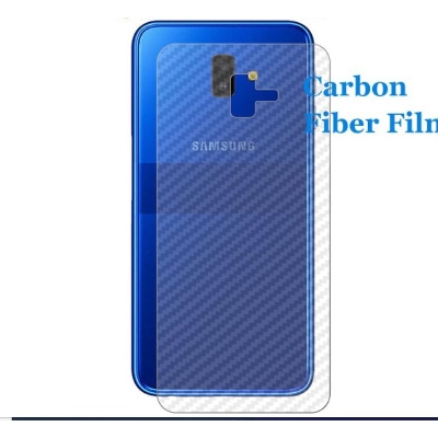 Picture of Carbon Fiber Sticker for Samsung Galaxy J6 Plus  - Transparent