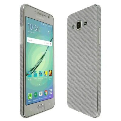 Picture of Carbon Fiber Sticker for Samsung Galaxy J3 Pro  - Transparent