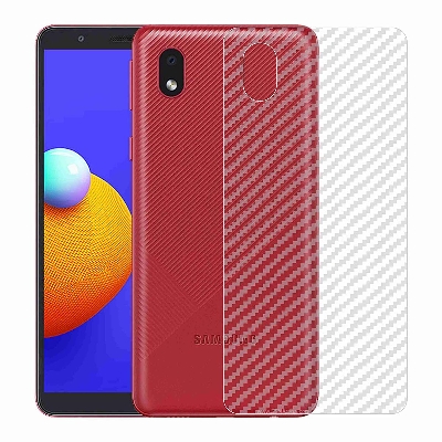 Picture of Carbon Fiber Sticker for Samsung Galaxy A01 - Transparent