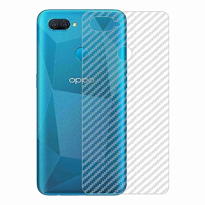 Picture of Carbon Fiber Sticker for Oppo A12 - Transparent