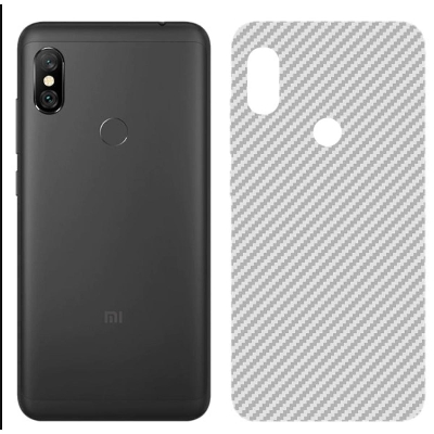 Picture of Carbon Fiber Sticker for Xiaomi Redmi Note 6 Pro - Transparent