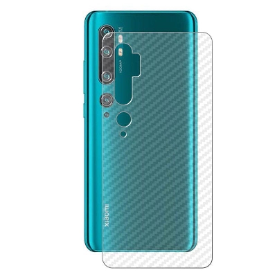 Picture of Carbon Fiber Sticker for Xiaomi Redmi Note 10 Pro - Transparent