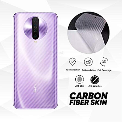 Picture of Carbon Fiber Sticker for Xiaomi Poco X2 - Transparent