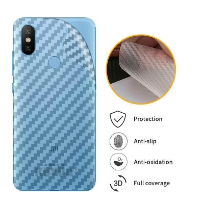 Picture of Carbon Fiber Sticker for Xiaomi mi A2 Lite - Transparent