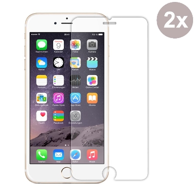 Picture of 2Pcs Glass For iPhone 6 Plus Screen Protector Full Water Color Transparent Tempered Glass