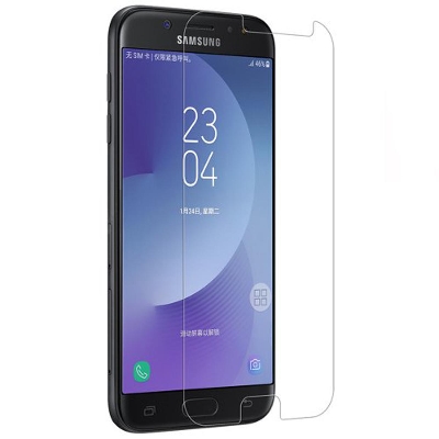 Picture of 2Pcs Glass For Samsung Galaxy J5 Pro Screen Protector Full Water Color Transparent Tempered Glass