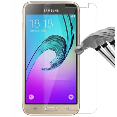 Picture of 2Pcs Glass For Samsung Galaxy J1 2016 Screen Protector Full Water Color Transparent Tempered Glass