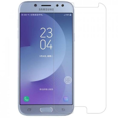 Picture of 2Pcs Glass For Samsung Galaxy J3 Pro Screen Protector Full Water Color Transparent Tempered Glass