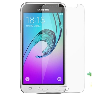 Picture of 2Pcs Glass For Samsung Galaxy J3 2016 Screen Protector Full Water Color Transparent Tempered Glass