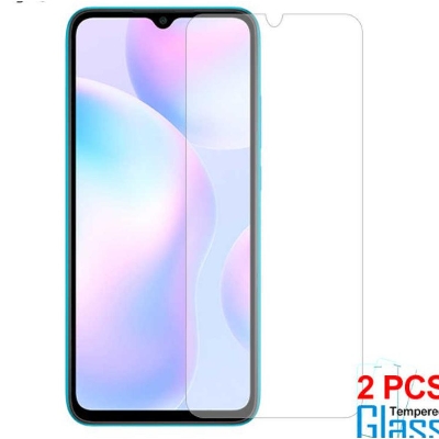 Picture of 2Pcs Glass For Xiaomi Redmi 9C Screen Protector Full Water Color Transparent Tempered Glass