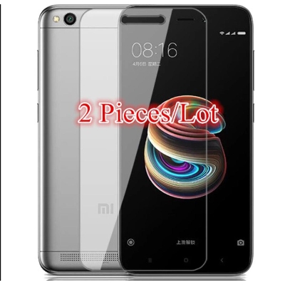 Picture of 2Pcs Glass For Xiaomi Redmi 5A Screen Protector Full Water Color Transparent Tempered Glass