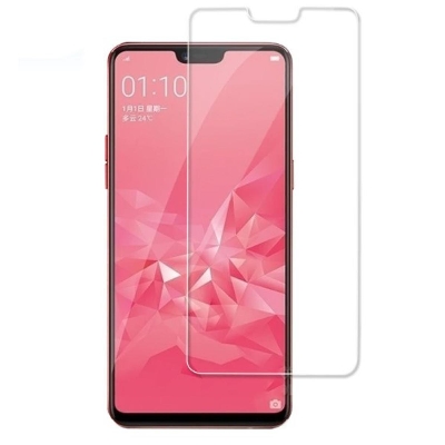 Picture of 2Pcs Glass For Oppo A3s Screen Protector Full Water Color Transparent Tempered Glass