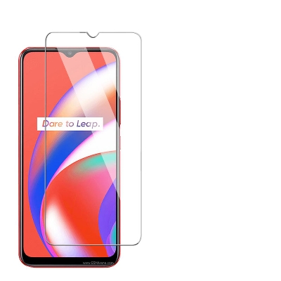 Picture of 2Pcs Glass For Oppo Realme C12 Screen Protector Full Water Color Transparent Tempered Glass