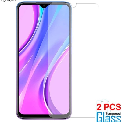 Picture of 2Pcs Glass For Xiaomi Redmi 9c Screen Protector Full Water Color Transparent Tempered Glass