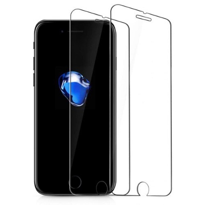 Picture of 2Pcs Glass For iPhone 7/8 Screen Protector Full Water Color Transparent Tempered Glass