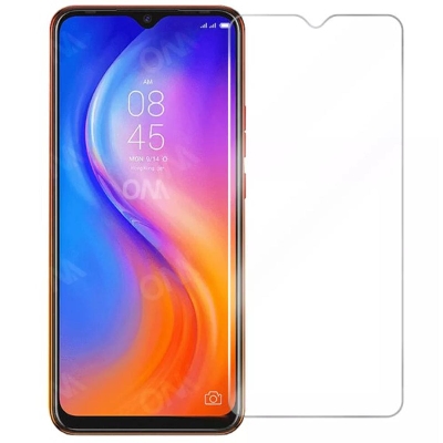 Picture of 2Pcs Glass For Tecno Spark 5 Air Screen Protector Full Water Color Transparent Tempered Glass