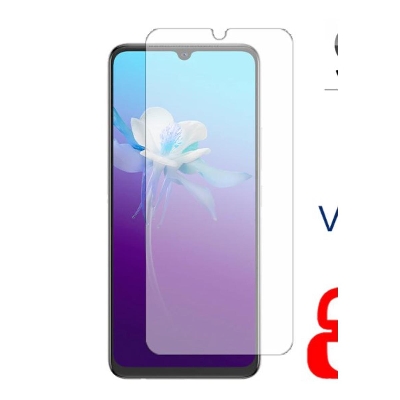 Picture of 2Pcs Glass For Vivo V20 Screen Protector Full Water Color Transparent Tempered Glass