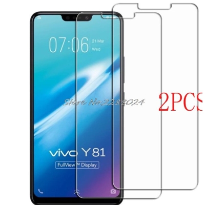 Picture of 2Pcs Glass For Vivo Y81 Screen Protector Full Water Color Transparent Tempered Glass