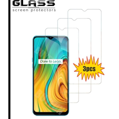 Picture of 2Pcs Glass For Oppo Realme 6i Screen Protector Full Water Color Transparent Tempered Glass