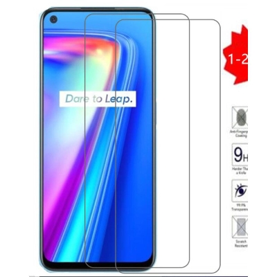 Picture of 2Pcs Glass For Oppo Realme 7 Pro Screen Protector Full Water Color Transparent Tempered Glass