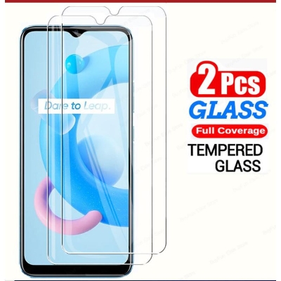 Picture of 2Pcs Glass For Oppo Realme C20A Screen Protector Full Water Color Transparent Tempered Glass